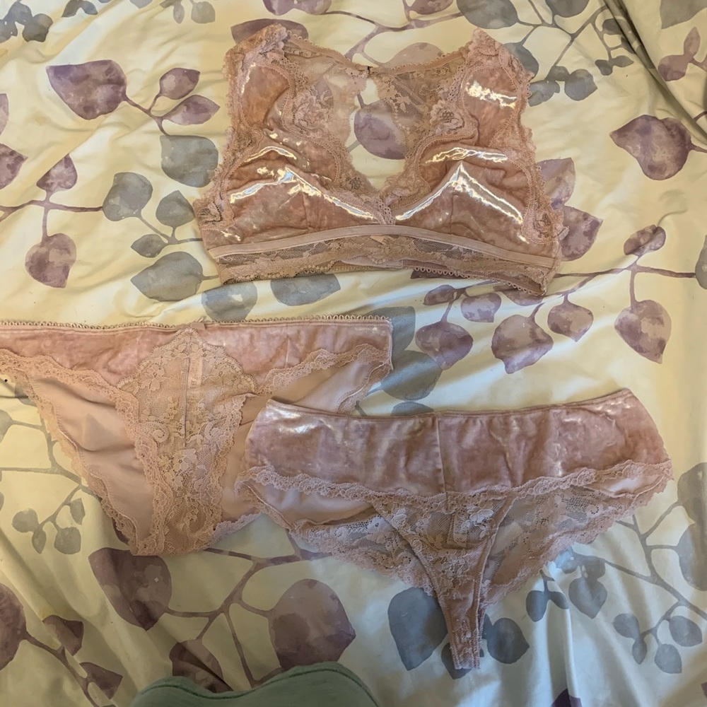 Velvet Victoria’s Secret bralette and panty set